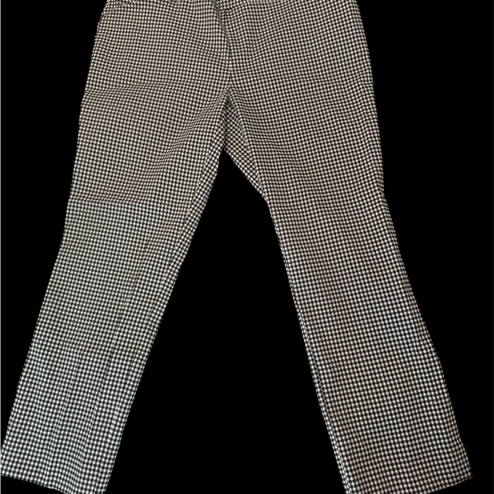 Women’s  Black and White Checkered Pants